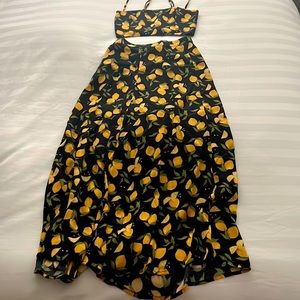 Reformation - Lemon printed two piece